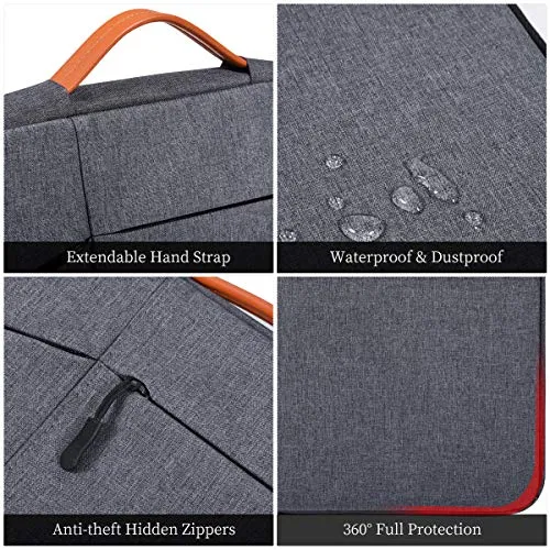 15.6 Inch Water-Repellent Laptop Sleeve Men Women Briefcase with Handle for Acer Chromebook