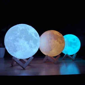 16 Color Night Light Moon Lamp