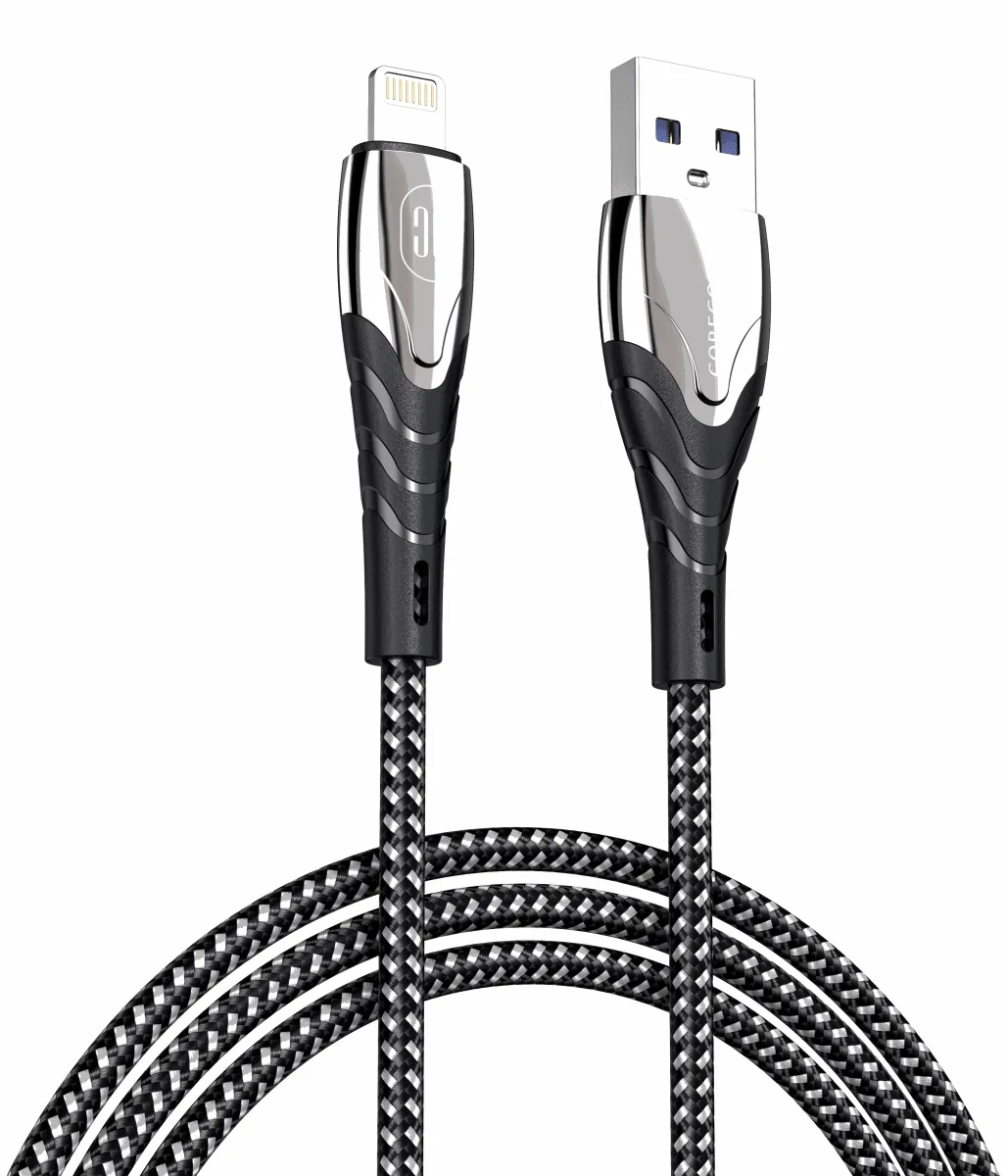 2m USB-A to Lightning Anti-bending Charging Cable