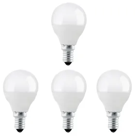 4 x E14 LED Lamp/Bulb Non-Dimmable 4W (40W Equivalent)