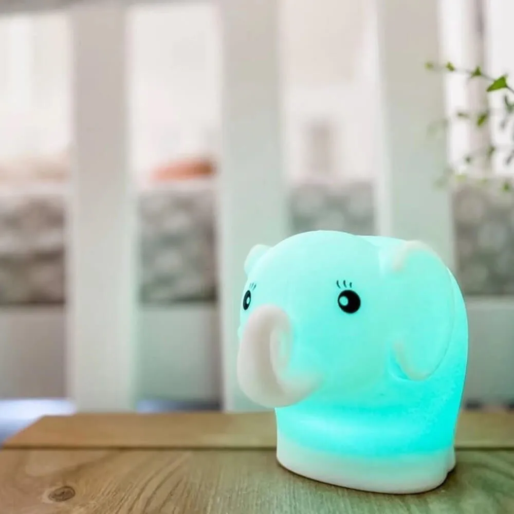 Baby Studio Soft Silicon Elephant Night Light