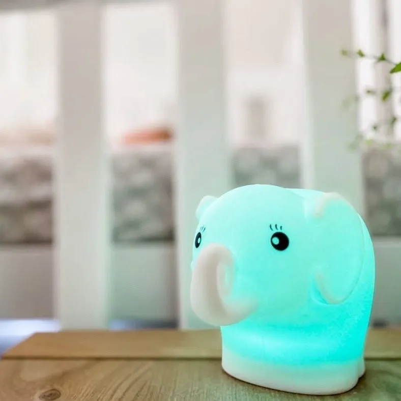 babystudio Soft Silicon Night Light - Elephant