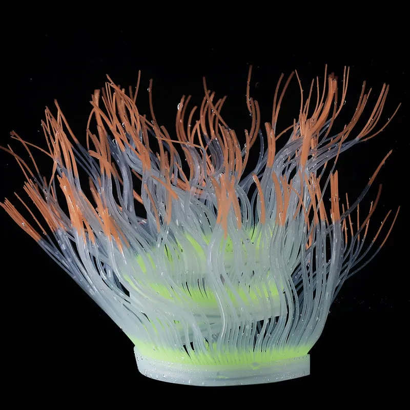 Bulk Aquarium Plants Decorations Sea Anemones Glow Plants for Fish Tank Wholesale