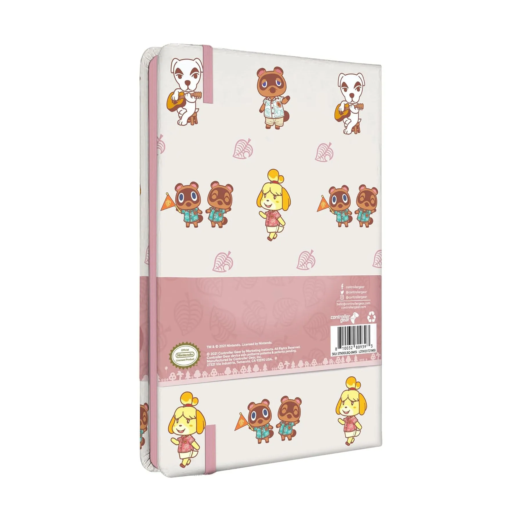 Controller Gear Animal Crossing New Horizons Journal: Authentic and Officially Licensed, Durable Hard Cover