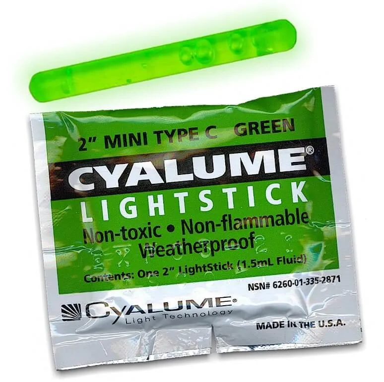 Cyalume Premium Chemical Luminescent Glow Light Sticks