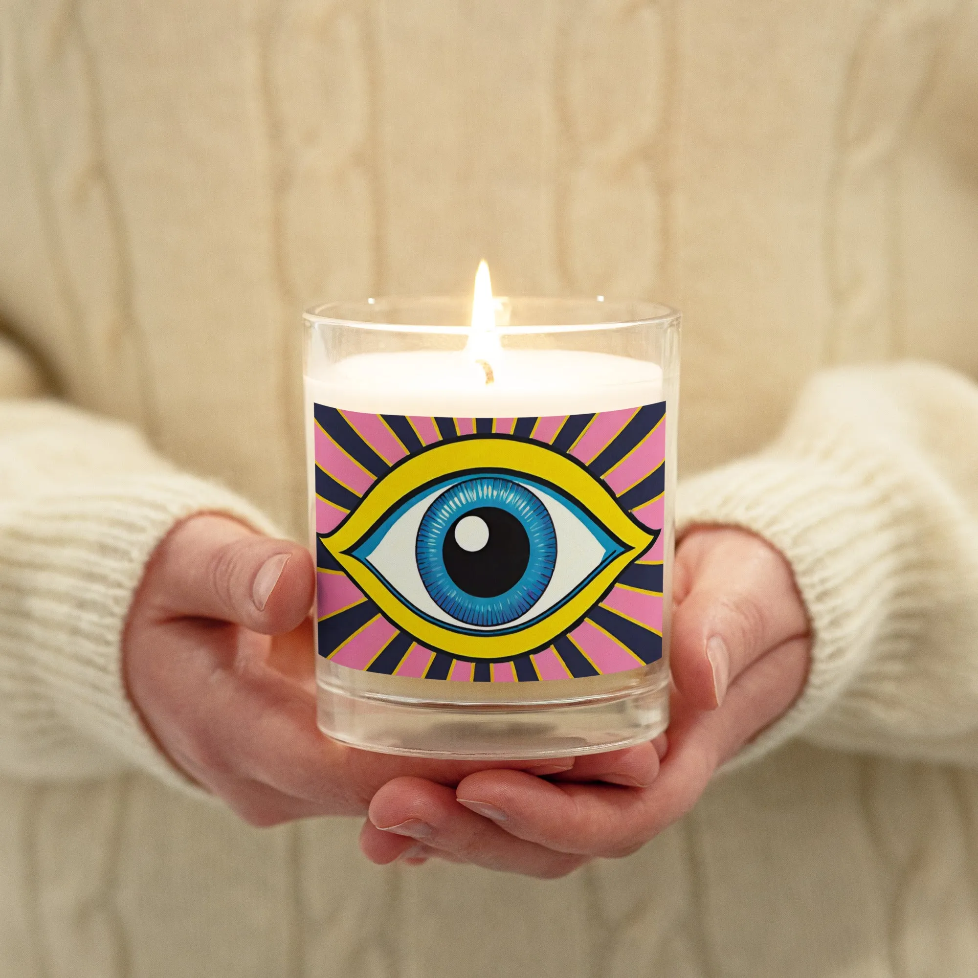 Eye Of Illusion Vol.4 Glass jar soy wax candle