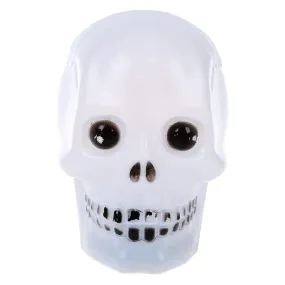 Fancydresswale Battery Operated LED Skull Lamp - Spooky Skull Centerpiece for Halloween Party Decor