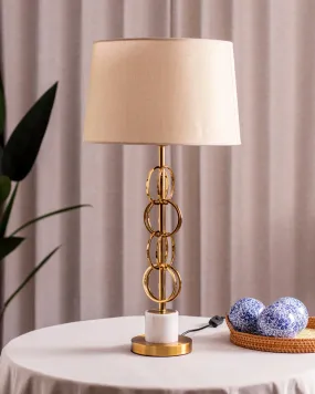 'Gleaming Circlets' Table Lamp