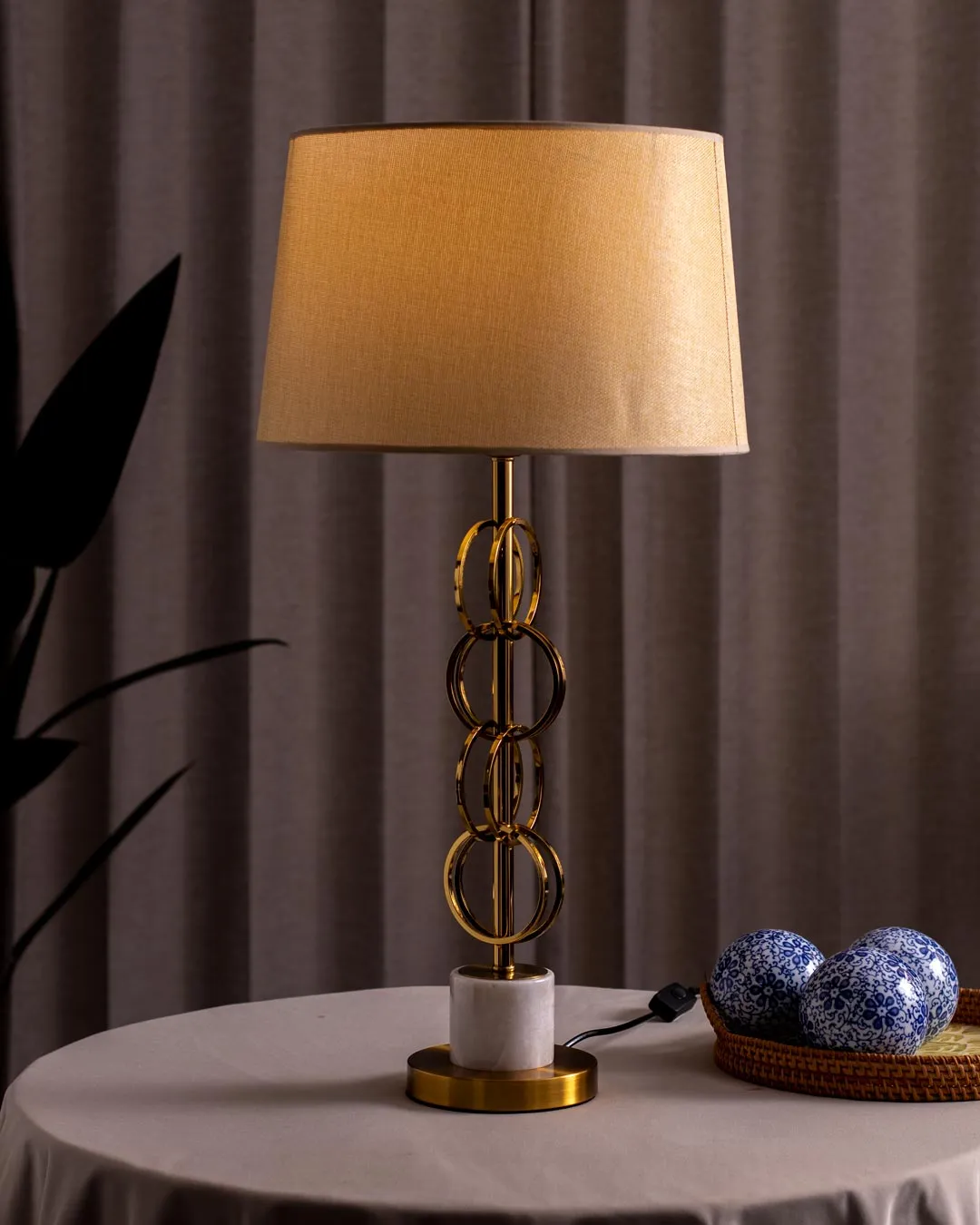 'Gleaming Circlets' Table Lamp