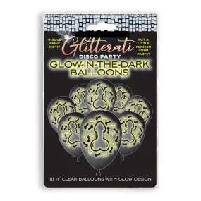 Glitterati Disco Party Glow In The Dark Balloons