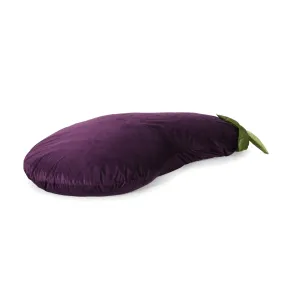 Hudspeth Modern 7.5 Ft. Velvet Eggplant Bean Bag