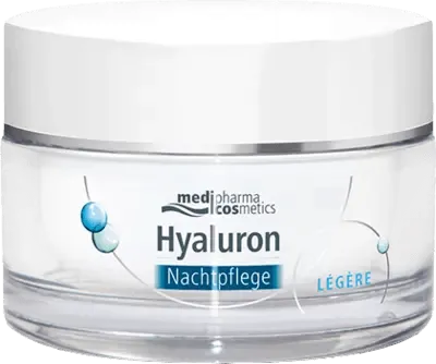 HYALURON NIGHT CARE light cream in a jar