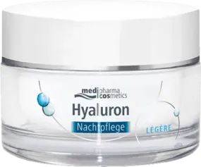 HYALURON NIGHT CARE light cream in a jar