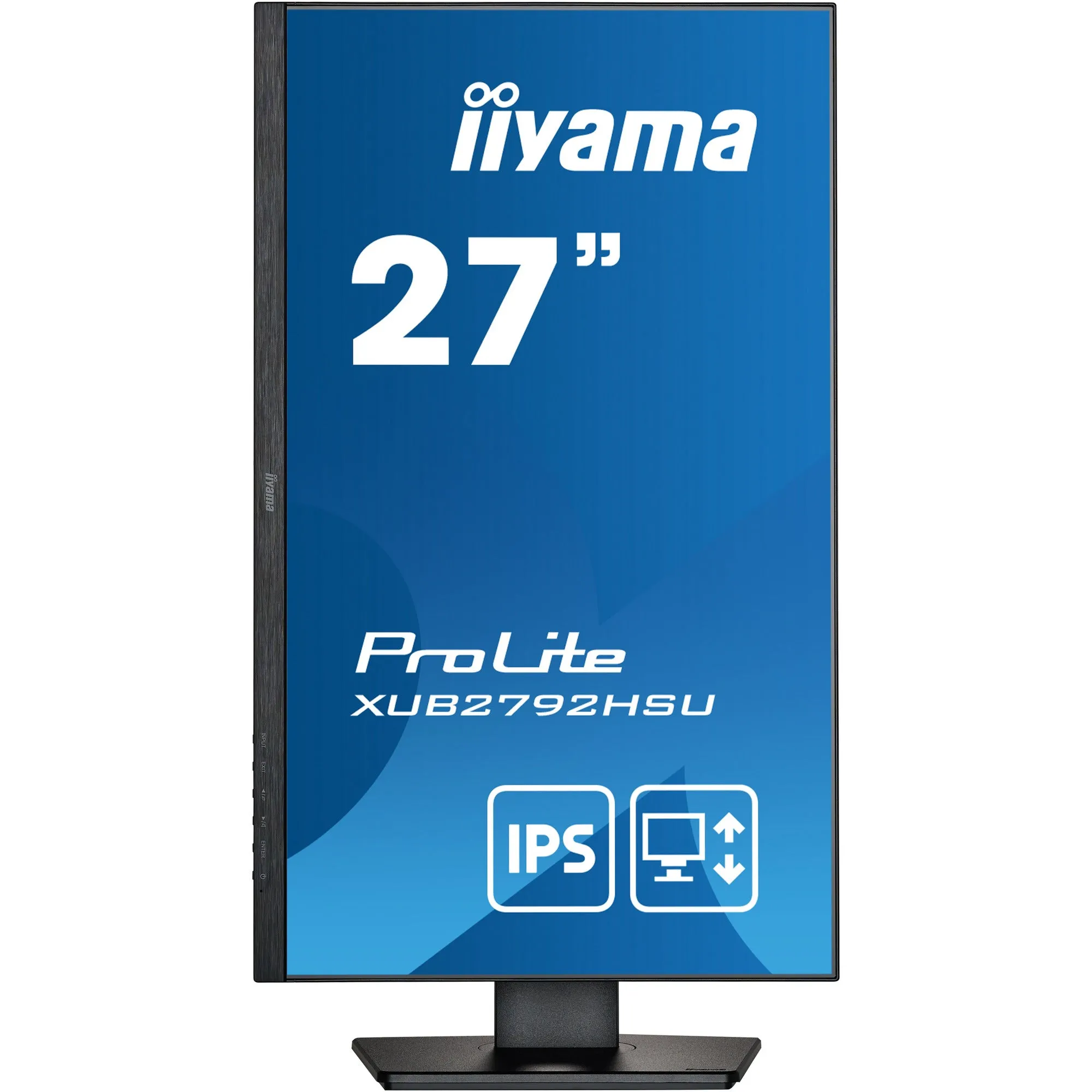 iiyama ProLite XUB2792HSU-B5 27” IPS monitor with Height Adjust Stand