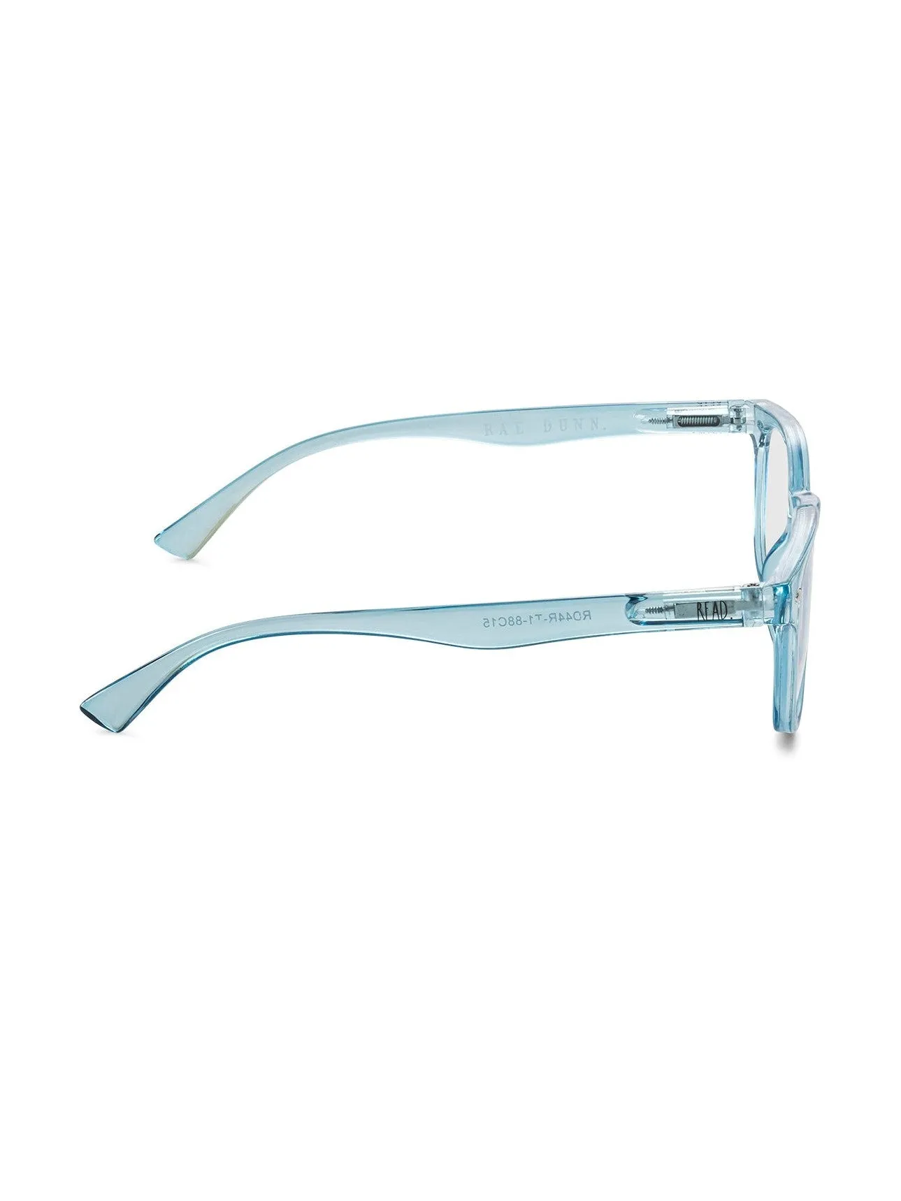 JUDY Blue Light Blocking Reading Glasses with "READ MORE" Signature Font Case