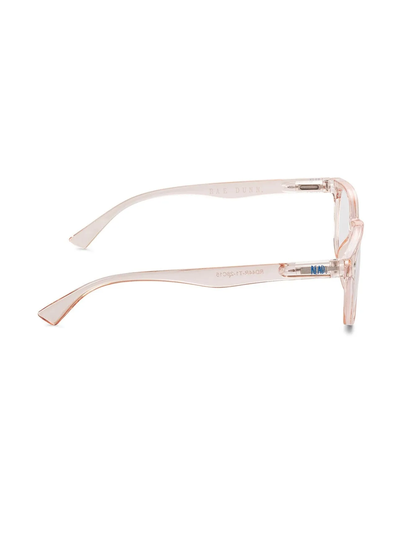 JUDY Blue Light Blocking Reading Glasses with "READ MORE" Signature Font Case