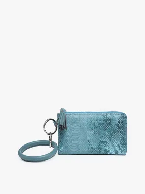 Liv Vegan Snake Bangle Wristlet/Wallet