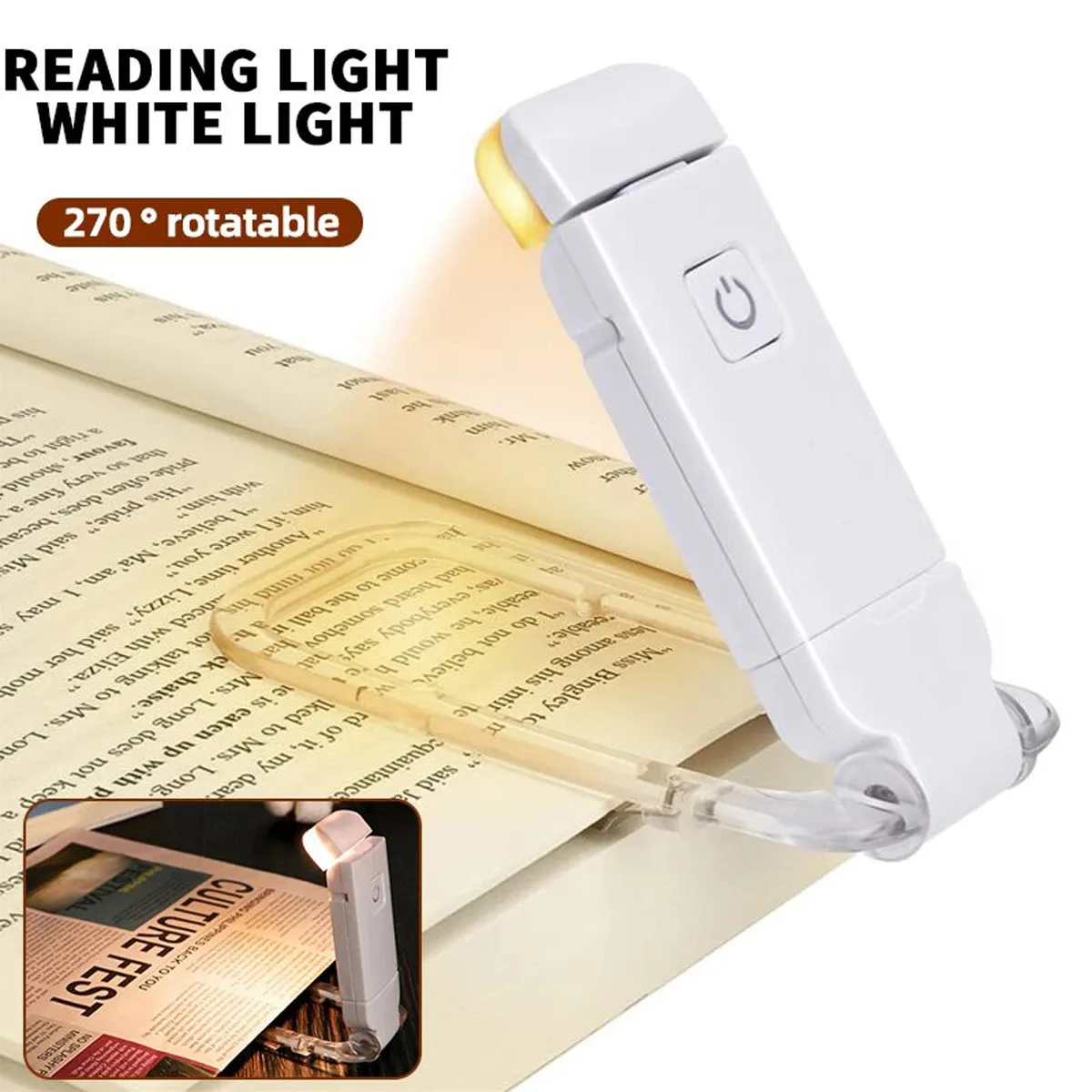 Mini Light Reading Clip