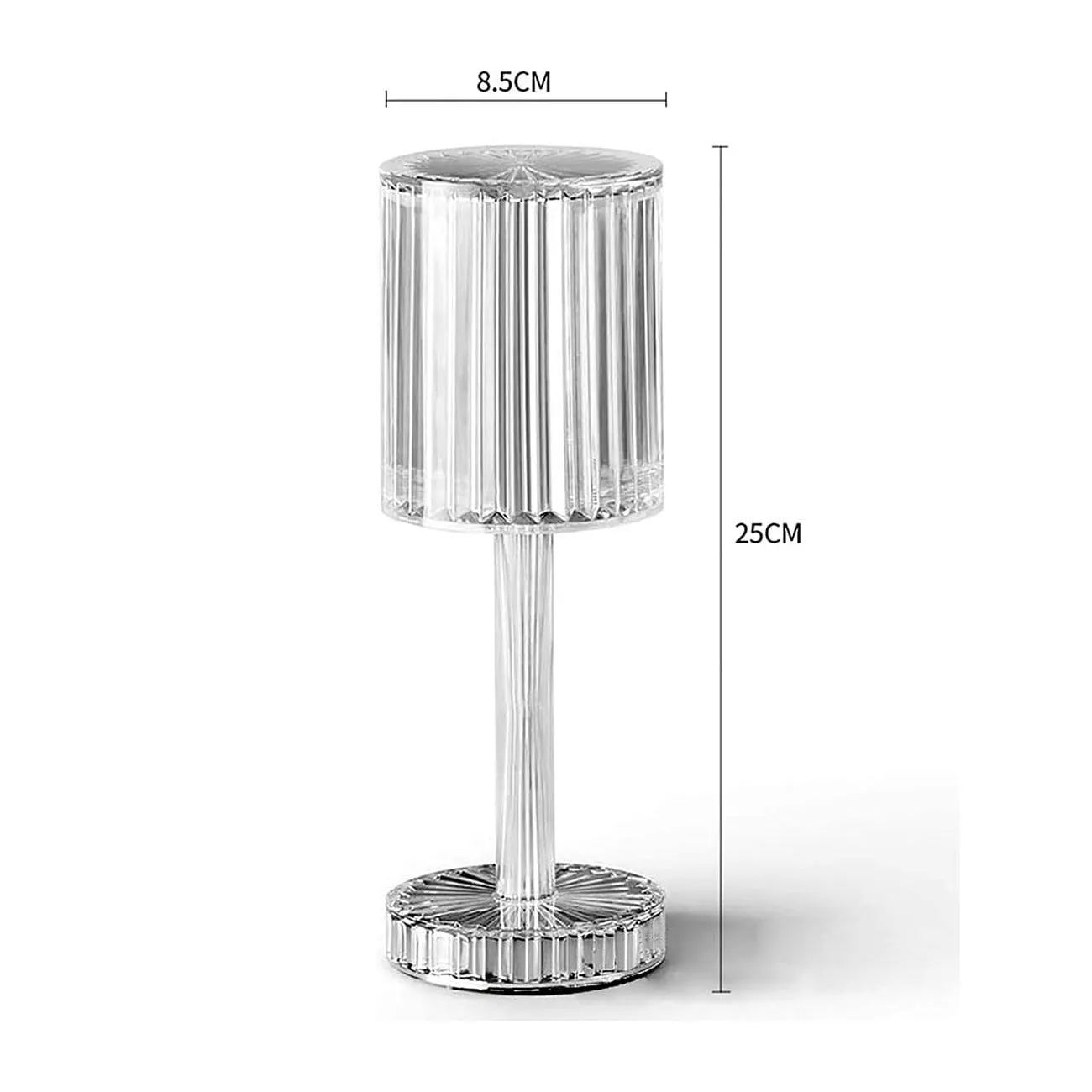 Modern Crystal Table Light with Touch Control Dimmable