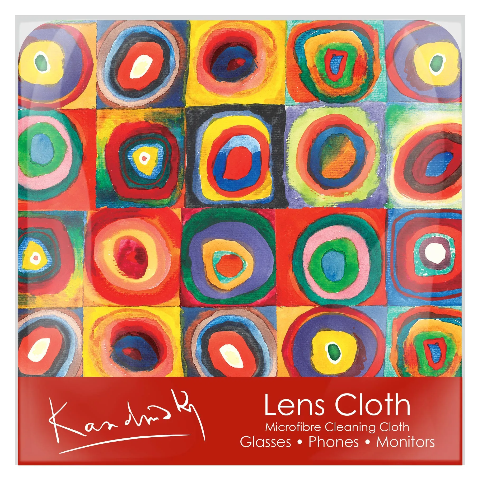 Quality Microfiber Lens Cleaning Cloth - Kandinsky Circles