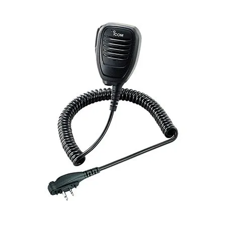 Submersible Speaker Microphone, HM222HLWP for iCom Radios with 2-pin Screw Down Connectors