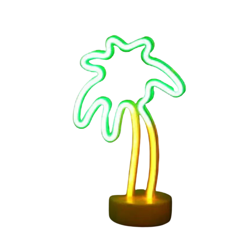 Tropical Nights Neon Decor Lights With Remote Control