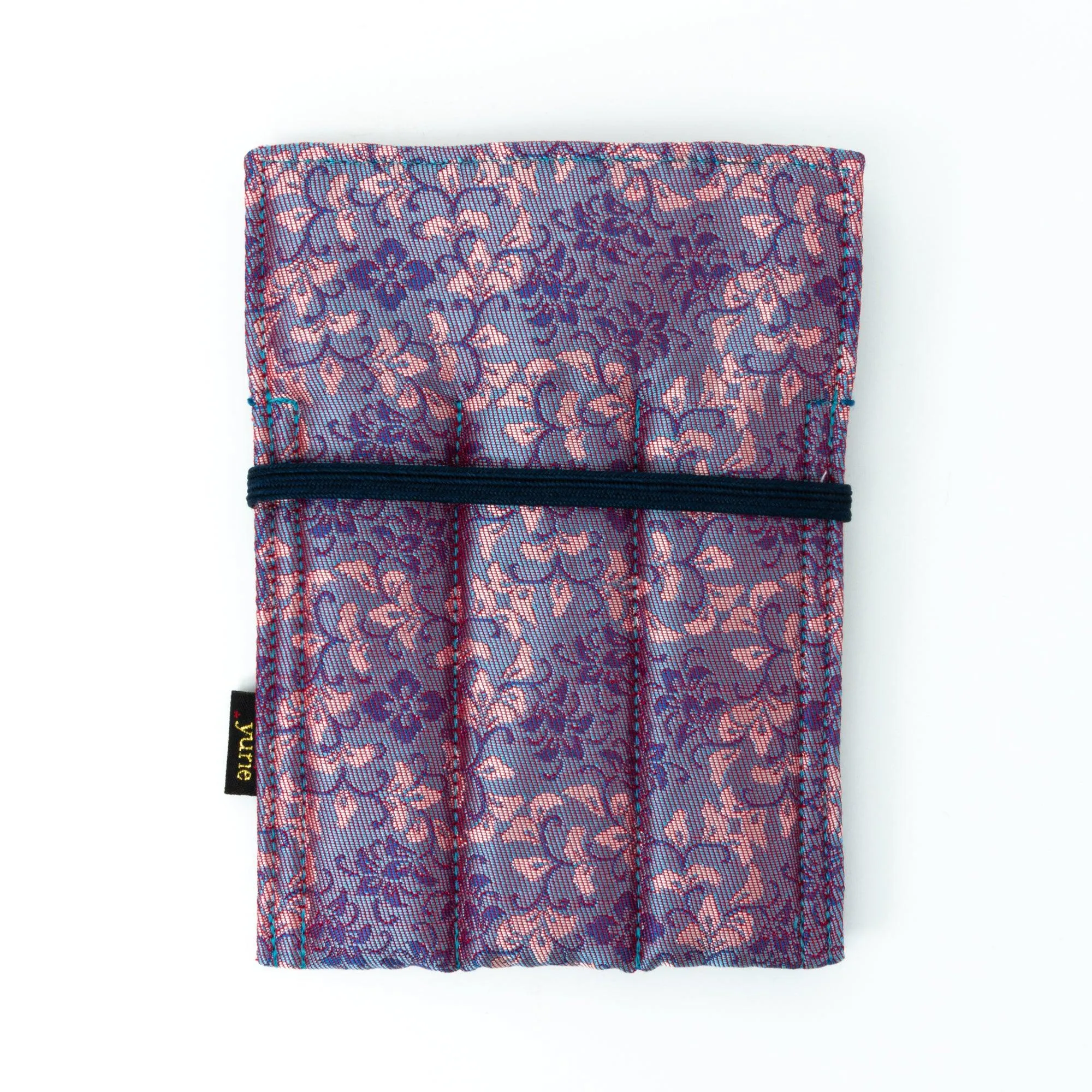 Twilight Blossom Nishijin Silk  Fountain Pen Case - Triple Slot