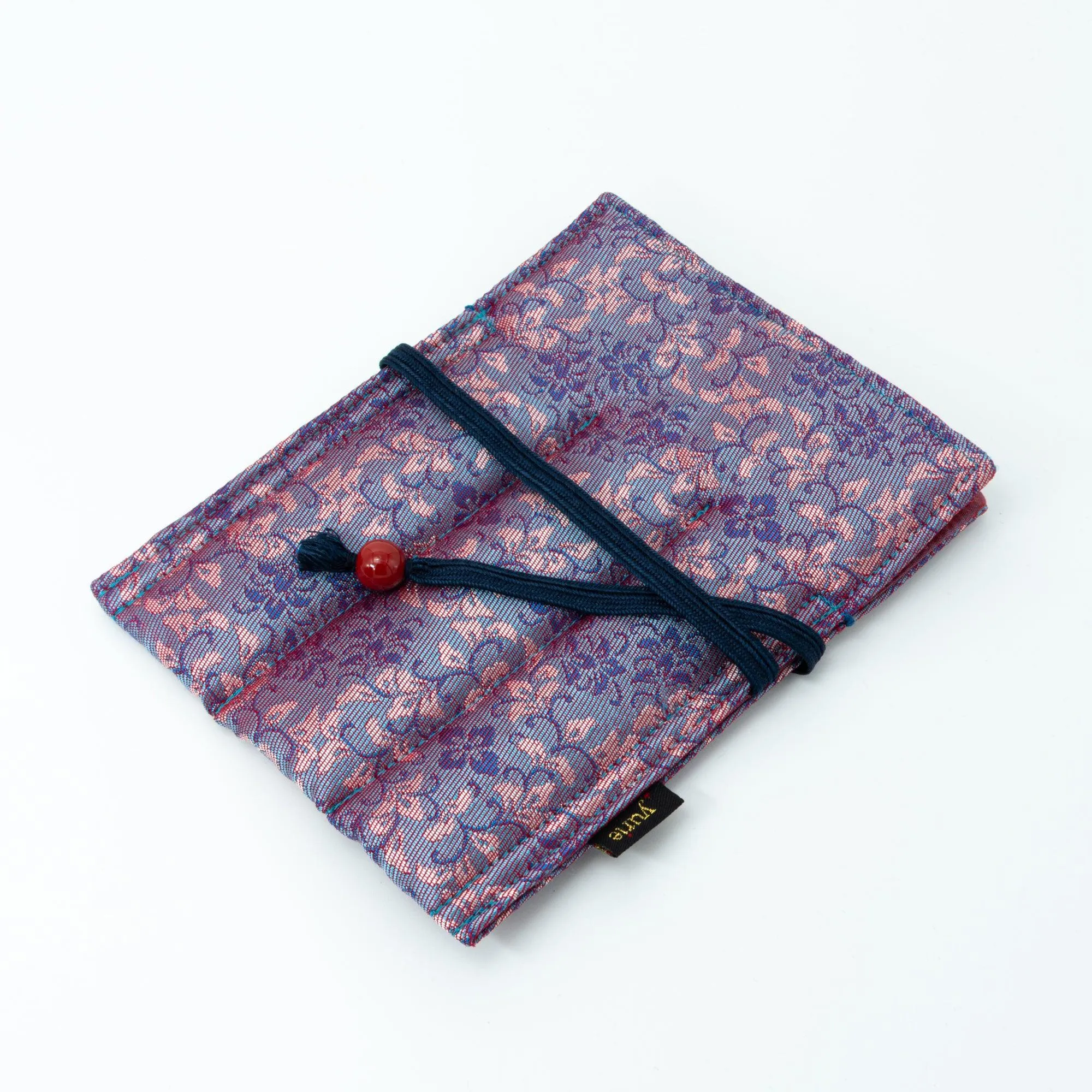 Twilight Blossom Nishijin Silk  Fountain Pen Case - Triple Slot