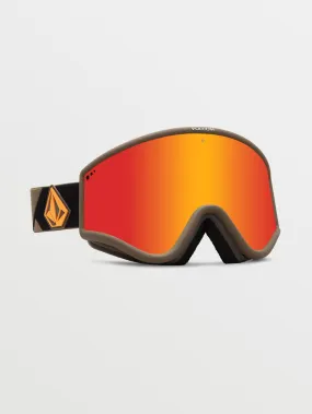 Yae Goggle - Military/Gold / Red Chrome BL